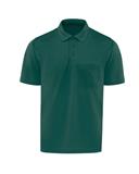 RSK98-PLAYERA POLO MC C/BOLSILLO DE PUNTO REND P/HOMBRE VERDE CAZA