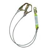 10JYRAM2CAG183-AMORTIGUADOR CON DOBLE CABLE DE ACERO GANCHO GRANDE LIN VERD