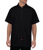 DC127-CAMISA COCINERO NEGRA 65POL/35ALG 3XL