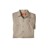 DLS508-CAMISA PREMIUM INDUSTRIAL KHAKI 65POL/35ALG 3XL