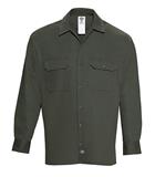 DMLL547XO-CAMISA DE TRABAJO DICKIES 100ALGODON VERDE OLIVO M