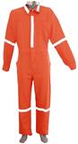 15OVEFRAG-OVEROL GABARDINA 100% ALG. CON REFLEJANTES NARANJA 38