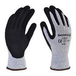 GUANTE ANTICORTE CON NITRILO NIV 5  MICROPOROSO DERMACARE M MOD. 51-680-DermaCare