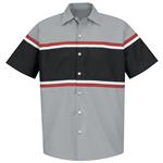 CAMISA MC TRABAJO INDUSTRIAL 65P/35A L-Red Kap
