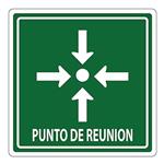 SEÑALAMIENTO PUNTO DE REUNION 40 X 40-Genérico