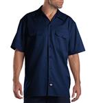 CAMISA DE TRABAJO MC 65POL/35ALG AZUL MARINO S-Dickies
