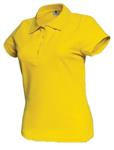 PLAYERA TIPO POLO ASSOLUTO DAMA AMARILLO MANGO M-Assoluto