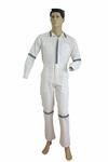 OVEROL GABARDINA 100% ALG. CON REFLEJANTES BLANCO 40-Franjoe
