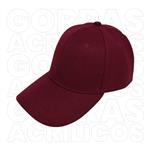 GORRA ACRILICO MCA PROS-CAPS C/CONTACTEL VINO LINEA #400-DKPS