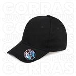 GORRA GABARDINA DKPS AJUSTE DE HEBILLA, NEGRO #115-DKPS