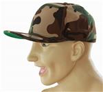 GORRA PLANA PROS-CAPS CAMUFLAJE VERDE-Pros Caps